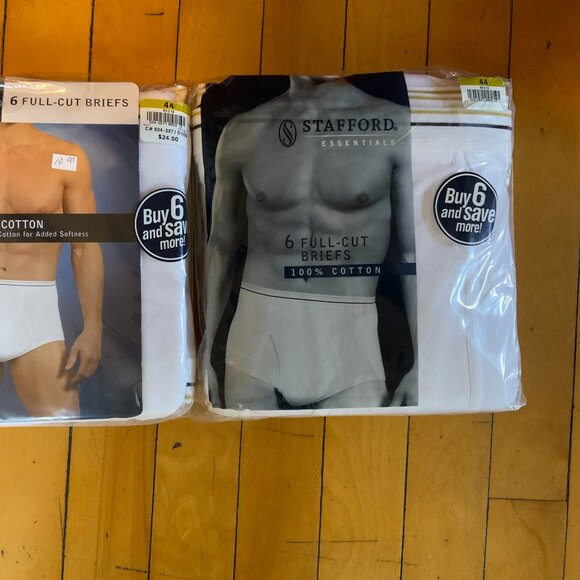 Vintage Stafford 6 Pack. Size 44. 2 Packs, NEW - Picture 2 of 9